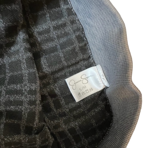 JESSICA Simpson Plaid Pattern Grey Leggings Size Small - Picture 3 of 3